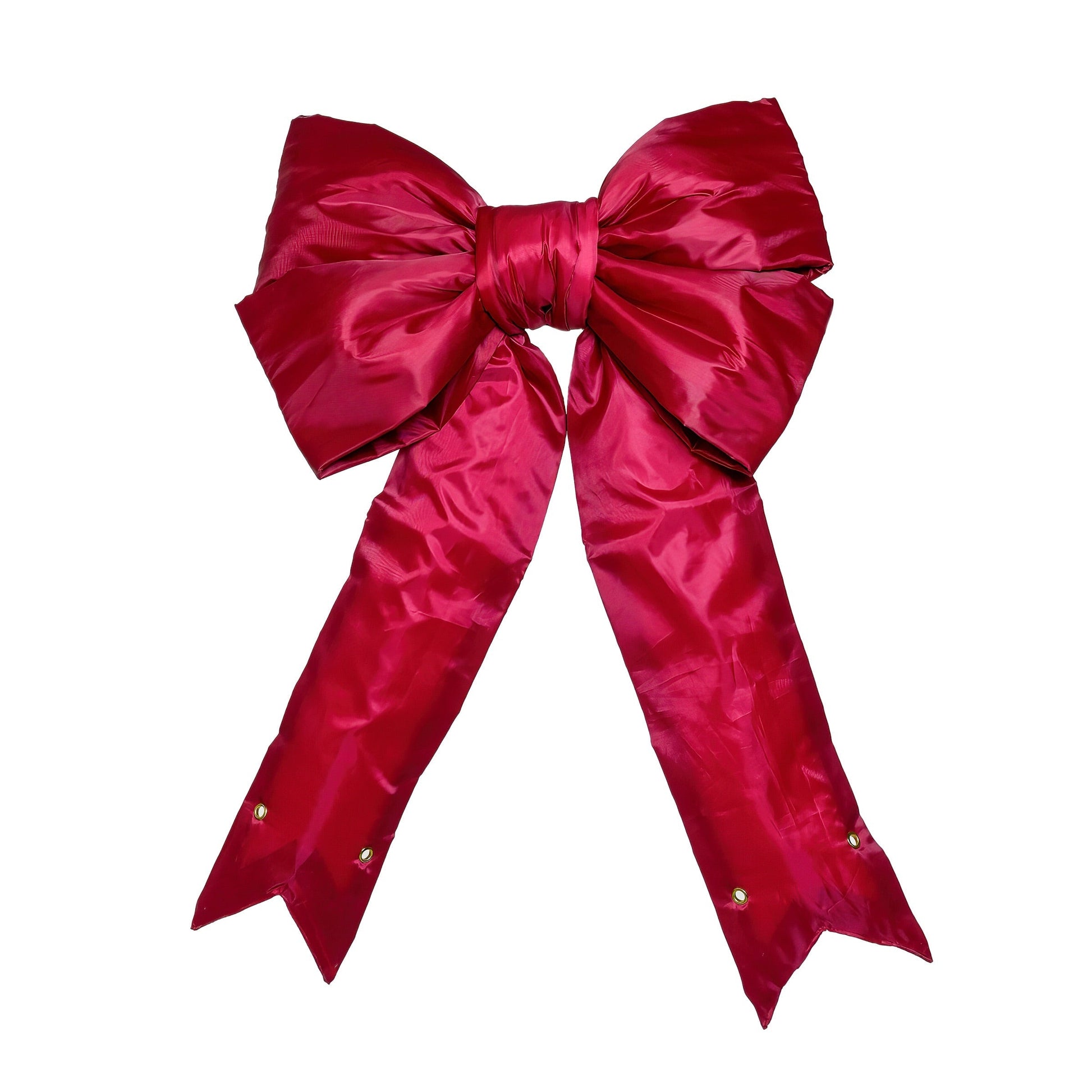 All Red Nylon Bow