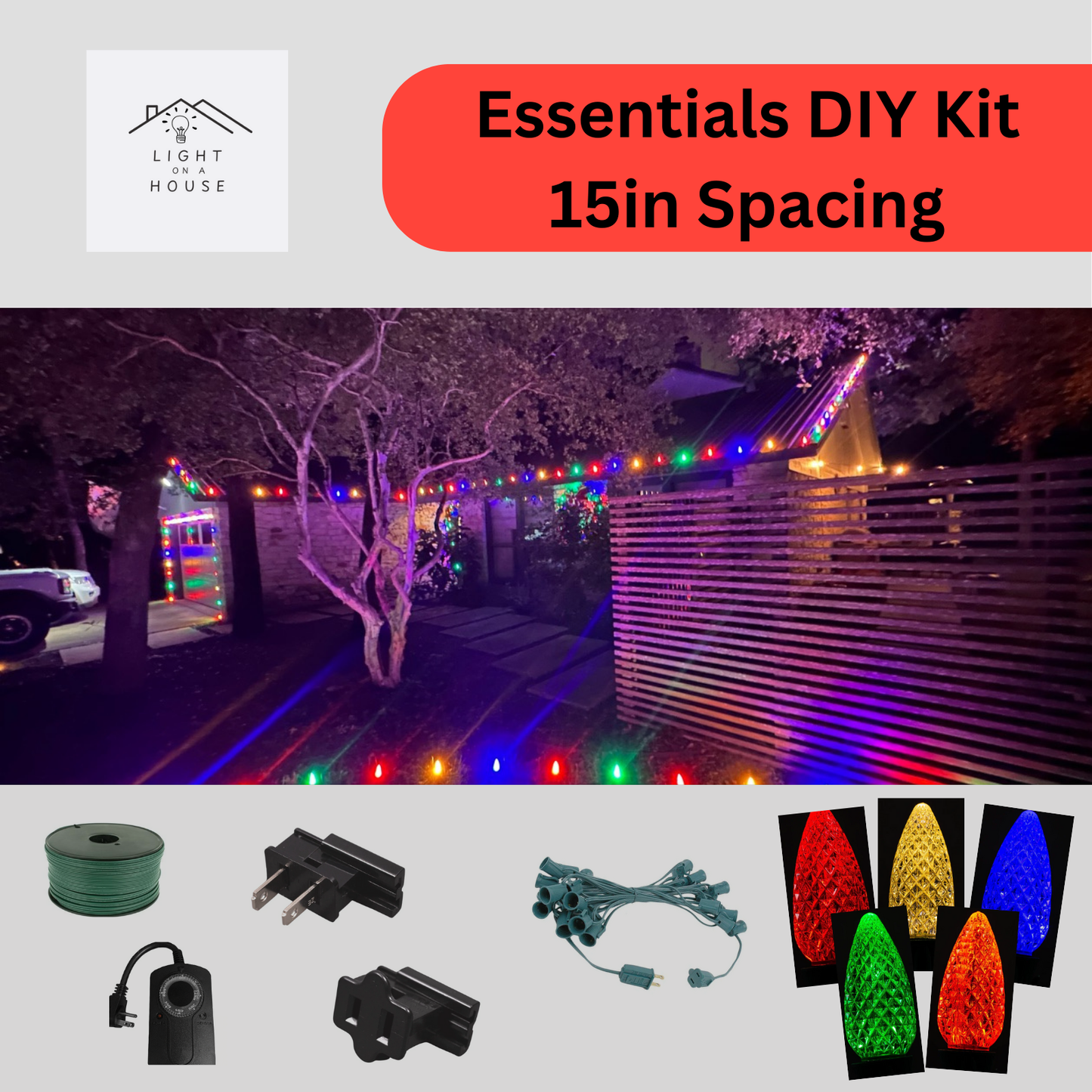 Essentials Holiday Lighting DIY Kit