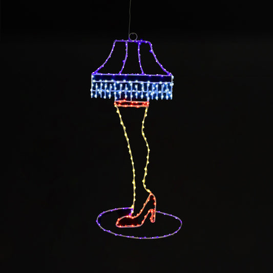 Leg Lamp 40" Wire Décor