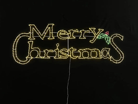 Merry Christmas Wire Décor Sign