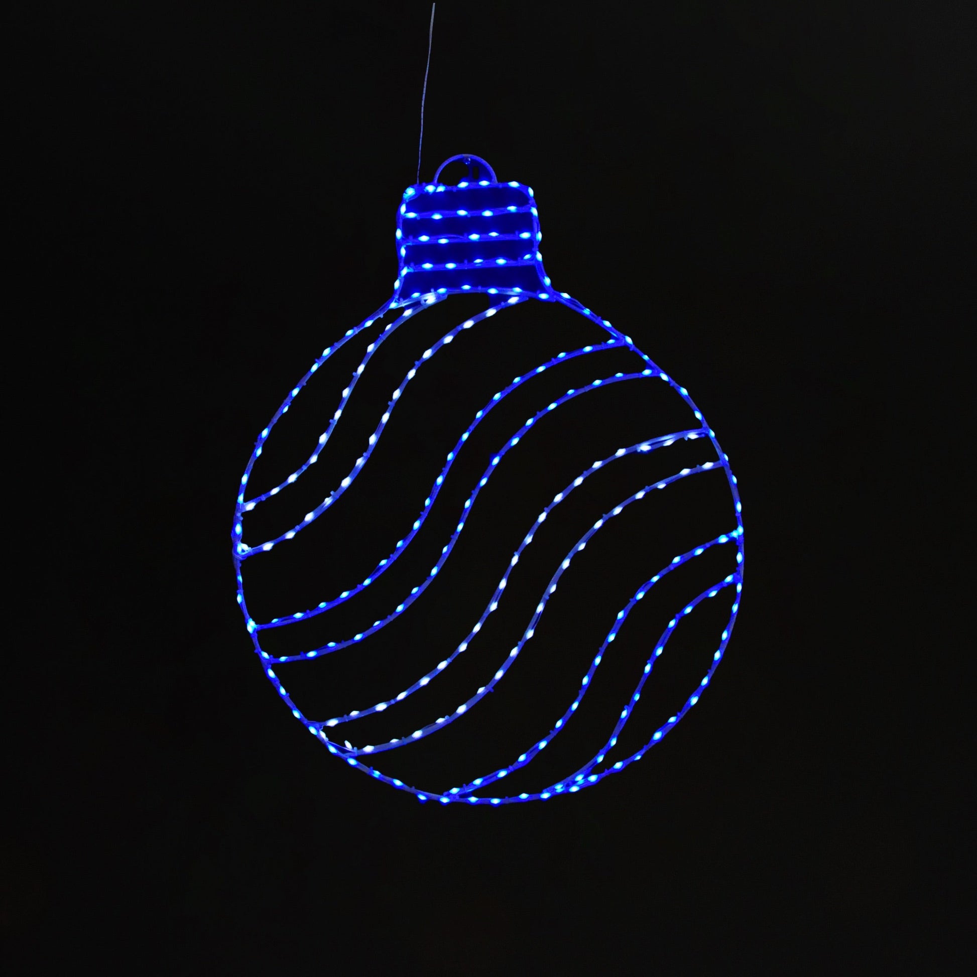 Round Christmas Ornament 30" Wire Décor