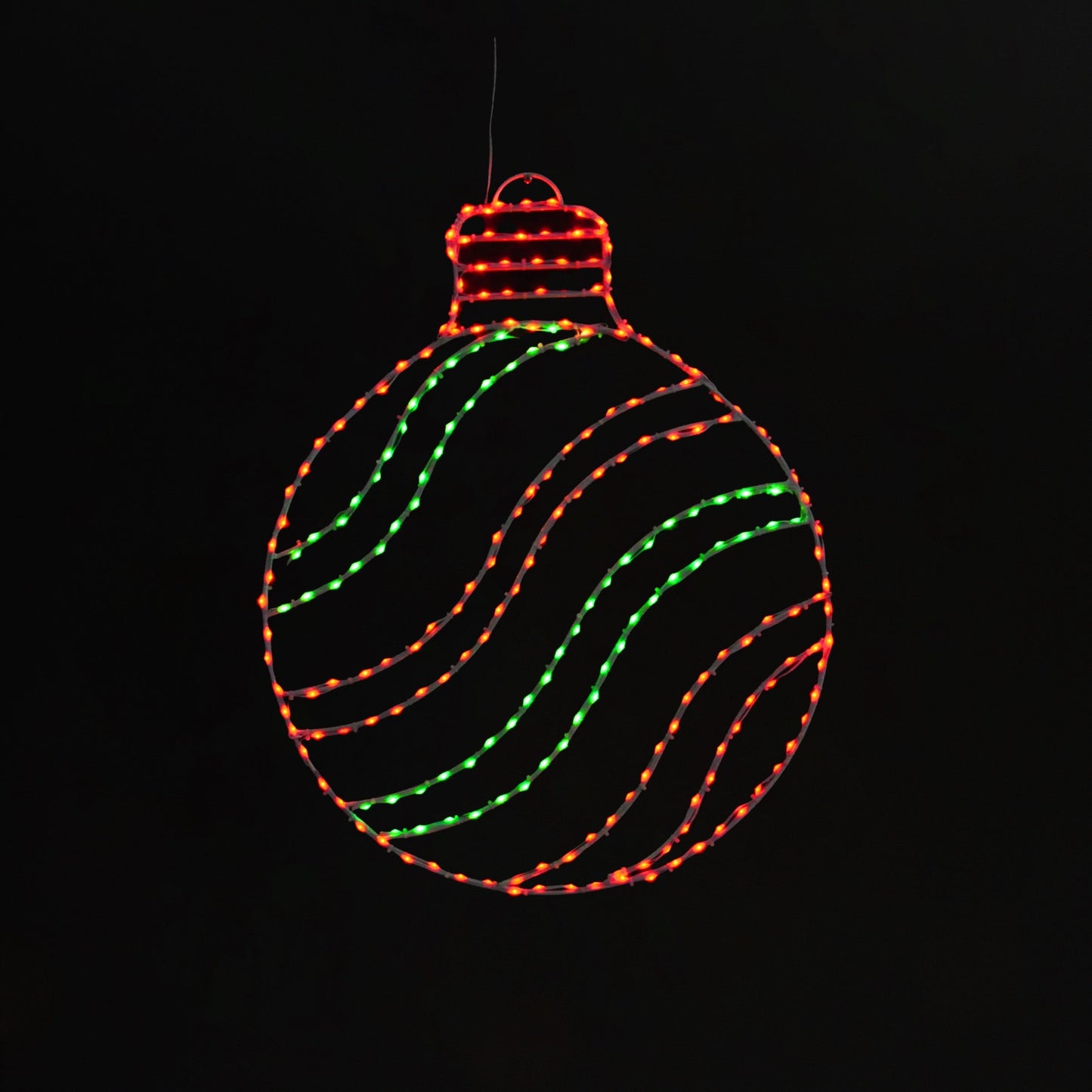 Round Christmas Ornament 30" Wire Décor