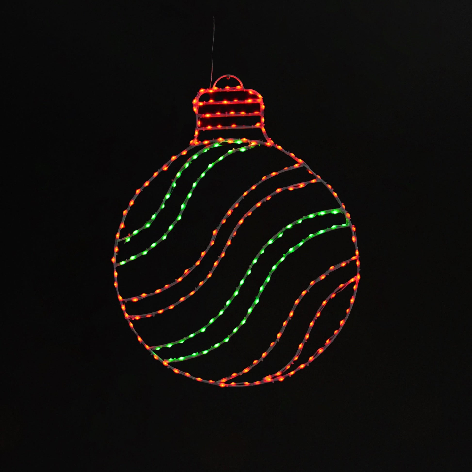 Round Christmas Ornament 30" Wire Décor