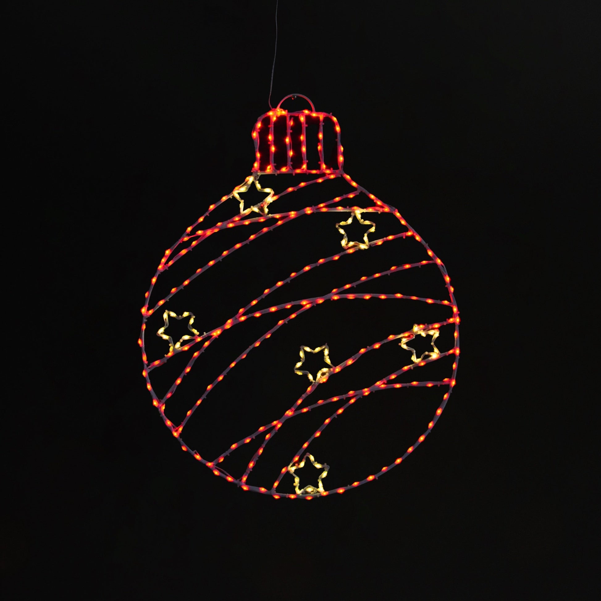 Round Christmas Ornament 30" Wire Décor